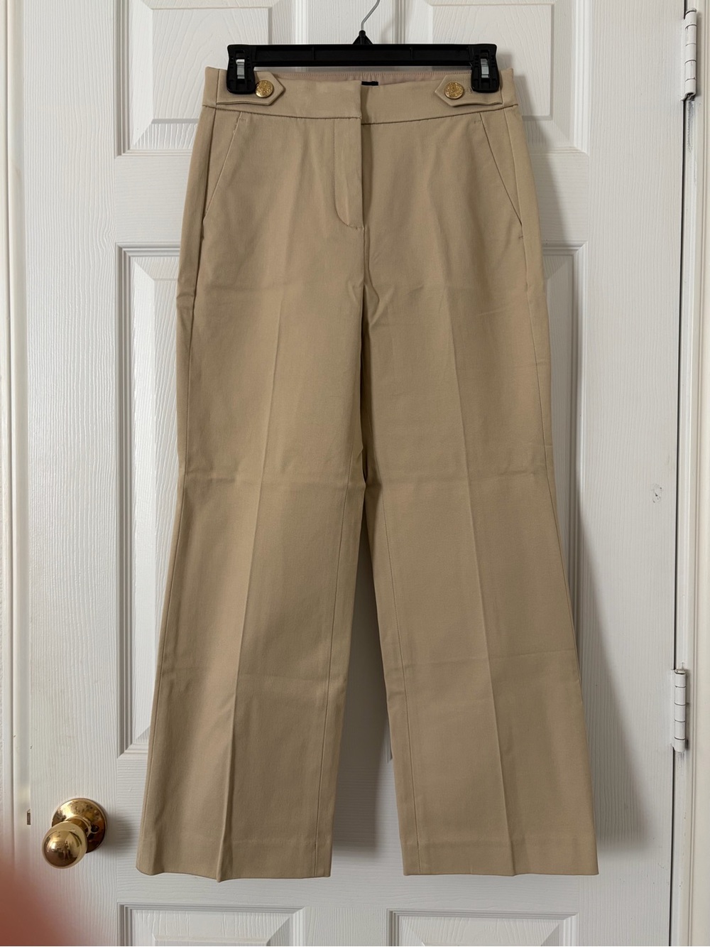 J. Crew Women's Wide-Leg Pants in Khaki